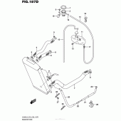 Схема узла: Патрубок системы охлаждения (Vl800Tl6 E03) для Suzuki VL800 Boulevard C50