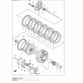 Схема вузла: Зчеплення для Suzuki VL800 Intruder Volusia