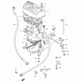 Схема вузла: Спідометр (P9) для Suzuki TS125