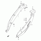 Схема вузла: Бічні панелі (Model y) для Suzuki GSX600 Katana