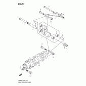 Схема вузла: Важіль прогресії для Suzuki AN400 Burgman (EU analogue of SkyWave)