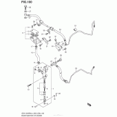 Схема узла: Задний тормозной цилиндр (Gsx1300Ral4 E03) для Suzuki GSX1300 Hayabusa