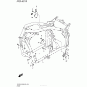 Схема вузла: Рама для Suzuki VZ1500 Boulevard M90