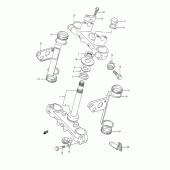 Схема узла: Рулевая траверса для Suzuki TS200