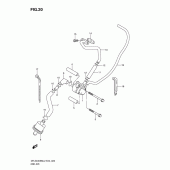 Схема узла: Система индукции воздуха для Suzuki DR-Z400 DR-Z400SM