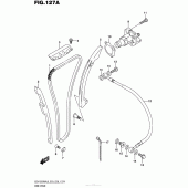 Схема вузла: Ланцюг ГРМ & Натягувач & Заспокоювач Suzuki GSX1300 Hayabusa