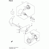 Схема вузла: Turnsignal Lamp (Vzr1800Bzl4 E33) для Suzuki VZR1800 Boulevard M109R BOSS