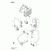 Схема вузла: Електроустаткування для Suzuki DL1000 V-Strom