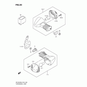 Схема вузла: Поворотники для Suzuki DR-Z400 DR-Z400S