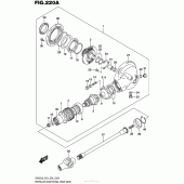 Схема вузла: Редуктор & Карданний вал Suzuki VZ800 Boulevard M50