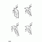 Схема вузла: бризковик для Suzuki TS250