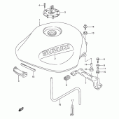 Схема вузла: Паливний бак (Model s/t) для Suzuki GSF600 Bandit