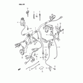 Схема вузла: Електропроводка (Model n/p) для Suzuki GSX-R750