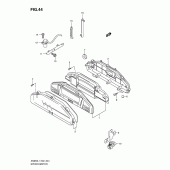 Схема узла: Спидометр (An650al1 e24) для Suzuki AN650 Burgman (EU analogue of SkyWave)