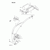 Схема вузла: Вихлопна система (Model m) для Suzuki RM125