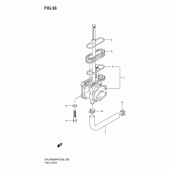 Схема узла: Топливный кран для Suzuki DR-Z400 DR-Z400SM
