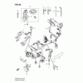 Схема вузла: Електропроводка (Sv650sl2 e2) для Suzuki SV650