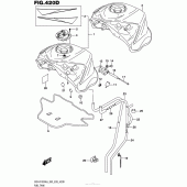 Схема узла: Топливный бак (Gsx-R1000Al6 E28) для Suzuki GSX-R1000