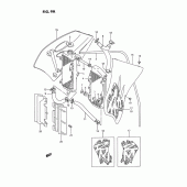 Схема вузла: Радіатор (Model r/s) для Suzuki RM125