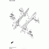 Схема вузла: Підніжки для Suzuki SFV650 Gladius