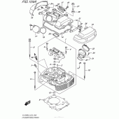 Схема вузла: Головка циліндра (передня) для Suzuki VL1500 Boulevard C90 BOSS