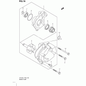 Схема узла: Водяной насос для Suzuki UH125 Burgman