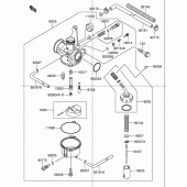 Схема узла: Карбюратор для Suzuki DR-Z110
