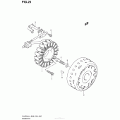 Схема вузла: Статор & Ротор для Suzuki DL650 V-Strom