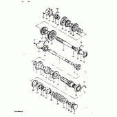 Схема узла: Трансмиссия для Suzuki GS1000