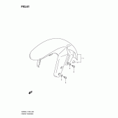 Схема узла: Переднее крыло для Suzuki VZ800 Intruder M800/ Boulevard M50