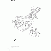 Схема вузла: Рама (Gs500fh p33) для Suzuki GS500