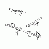 Схема узла: Подножка & Подставка для Suzuki TS125