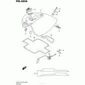 Схема вузла: Паливний бак (Vl800L7 E03) для Suzuki VL800 Boulevard C50