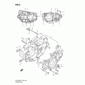 Схема узла: Картер двигателя для Suzuki DR-Z400 DR-Z400S