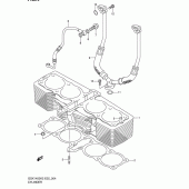 Схема узла: Цилиндр для Suzuki GSX1400