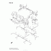 Схема узла: Throttle Body Hose/joint (Gsx1300R L2 E33) для Suzuki GSX1300 Hayabusa