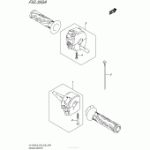 Схема вузла: Пульт управління рульовий для Suzuki DL1000 V-Strom