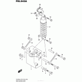 Схема вузла: Важіль прогресії для Suzuki DL650 V-Strom
