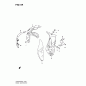 Схема вузла: Бічні панелі (Model l0) для Suzuki SFV650 Gladius