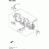 Схема вузла: Throttle Body (Gsx1300Ral6 E33) для Suzuki GSX1300 Hayabusa