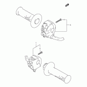 Схема узла: Пульт управления рулевой для Suzuki DR125