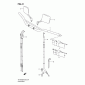 Схема узла: Руль & Тросики для Suzuki DR-Z400 DR-Z400S