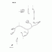 Схема узла: Электропроводка для Suzuki DR250
