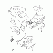 Схема вузла: Передній нижній обтічник (Model y for l99, bp9, ce2) для Suzuki GSX-R600