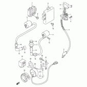 Схема вузла: Електроустаткування для Suzuki DR800