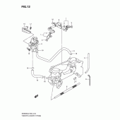 Схема вузла: Паливна рейка & Інжектор для Suzuki SV650