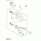 Схема вузла: Водяний насос (Model k1/k2) для Suzuki SV650
