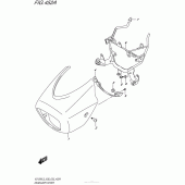 Схема узла: Накладка фары для Suzuki VZ1500 Boulevard M90