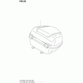 Схема вузла: Top Case Set (Optional) для Suzuki DL1000 V-Strom