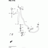 Схема узла: Шланг масляный для Suzuki DR-Z400 DR-Z400S